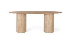 TAVOLO DA PRANZO OVALE MANGO E