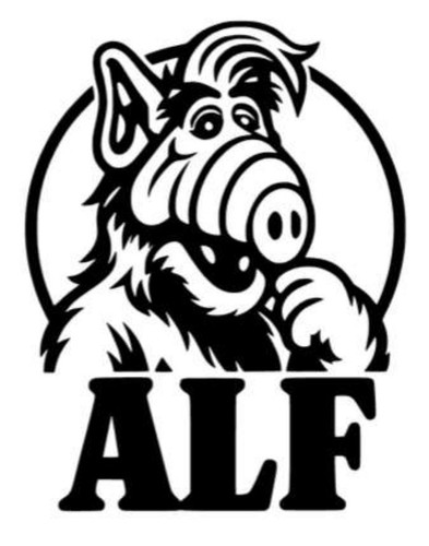 Alf adesivo auto - auto, sticker