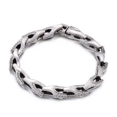 Bracciale uomo acciaio - in,