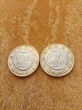 2 Monete Da Un Euro Grecia Anno 2007/ 2008.