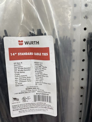 Fascette standard wurth - standard, 14"