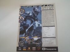advertising Pubblicità 2000 MOTO HUSQVARNA SUPERMOTARD SM 610 S