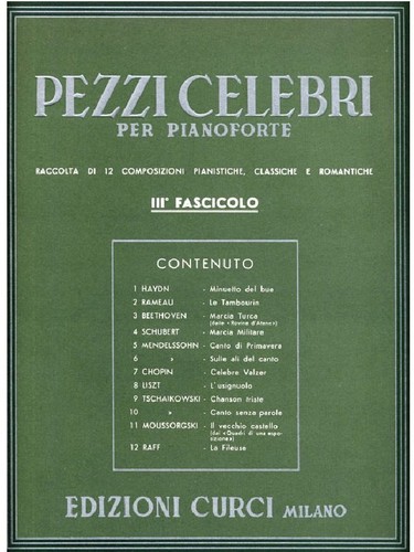 Pezzi celebri per pianoforte