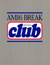 Catalogue brochure Citroën AMI 6 Break Club 1968 France