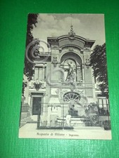 Cartolina Acquario di Milano - Ingresso 1910 ca