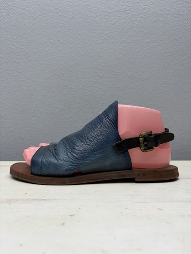 Sandali silvano sassetti blu - silvano,