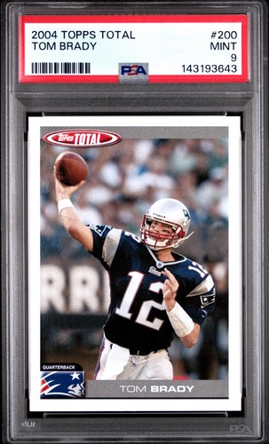 Tom brady 2004 topps total - brady,