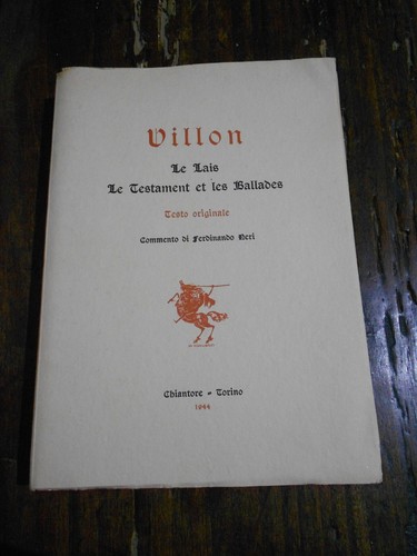 Villon lais le - -,