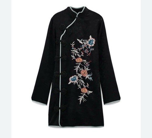 Abito zara floreale nero - abito,
