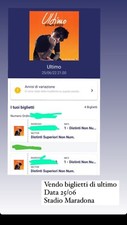 biglietti ultimo napoli 25/06/22 stadio D.A.Maradona 