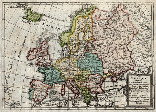 Europa originale incisione - originale,