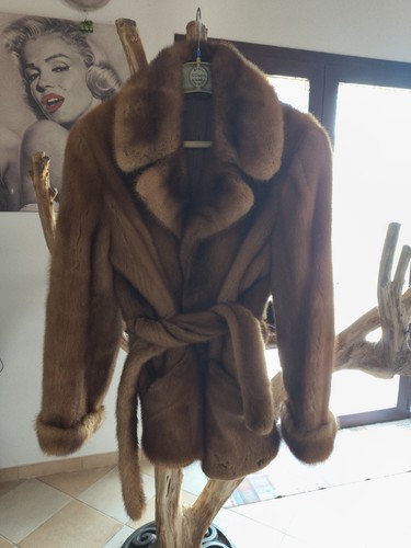 Pelliccia visone corta - , (vera)