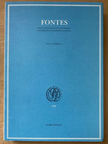 Fontes anno numero 1 - fontes, i,