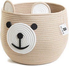 Cesta Giochi Bambini - Baule Portagiochi Bambini, Ø35Cm, Grande Capacità & Alta 