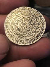 Gettone Medaglia Disco di Festo Creta 