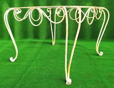 BASE SUPPORTO TAVOLO cm 112x112 DA ESTERNO GIARDINO IN VERO FERRO BATTUTO A MANO