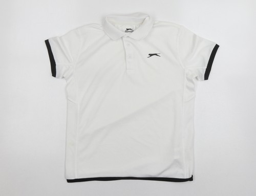 Polo bianca slazenger ragazzo - slazenger,
