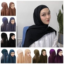 Sciarpa hijab in chiffon con