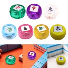 Dadi cinesi Mahjong Articoli per feste Gioco da tavolo Dadi poliedrici per