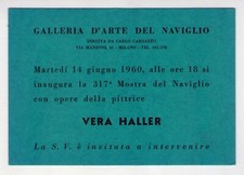 Cartolina/invito Mostra VERA