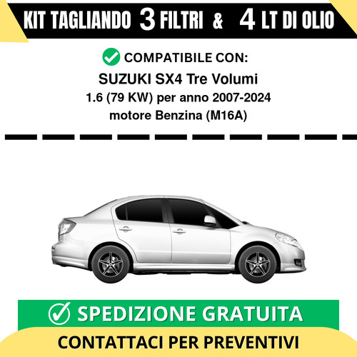Tagliando per suzuki sx4 - suzuki, tre