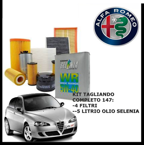 Kit tagliando alfa romeo 147 - romeo,