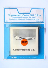 Filmato bobina super 8 - AEREO CONDOR BOEING 727 - Film vintage