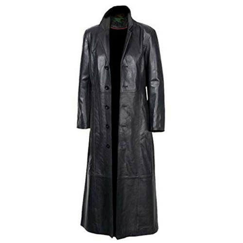 Pelle cappotto giacca per uomo - pelle,