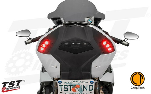 Bmw s1000rr luce dettaglio blu - dettaglio,