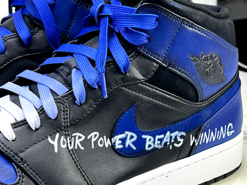 Air jordan mid black - air,