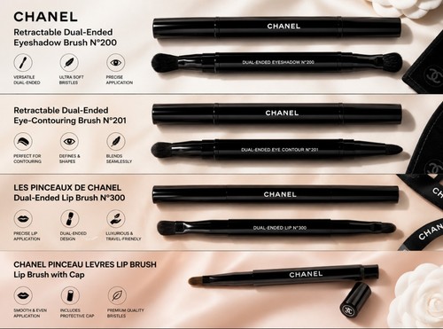 Chanel set pezzi pennelli - chanel,