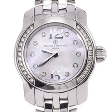 Baume & Mercier Capeland 65392 diamante in conchiglia quadrante quarzo donna P#143602