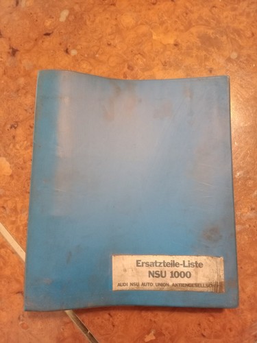 Nsu prinz 1000 1000c catalogo - 1000c,