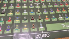 Libretto istruzioni subbuteo ZEUGO Table Soccer REGOLE Calcio Miniatura Depliant