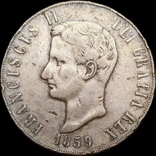 Piastra 120 Grana 1859 Regno