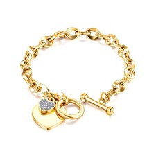 Bracelet pendentif double