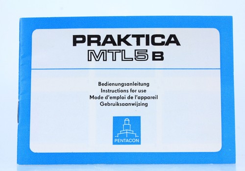 Praktica mtl mode d emploi - praktica,