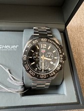 Orologio Uomo TAG HEUER Formula 1 Cronografo Quarzo Nero CAZ1010