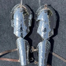 Pauldron Medievali in Acciaio