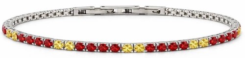 Bracciale tennis acciaio - , 316l