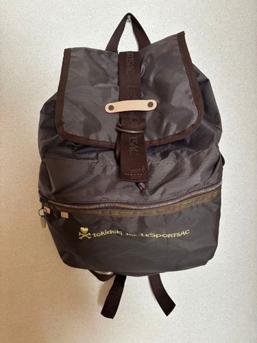 Tokidoki lesportsac brown flap - brown,