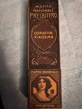 PRESBITERO SCATOLA MATITA NAZIONALE PAPER PENCIL VINTAGE