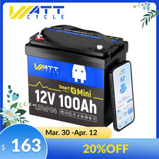 WattCycle 12V 100Ah LiFePO4
