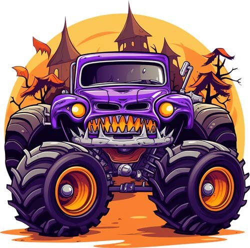 Adesivo halloween monster - adesivo,