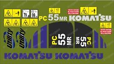 Komatsu PC55MR  Decalcomania Kit Mini Escavatore Adesivo