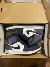 Air jordan 1 mid obsidian sanded purple