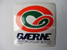 ADESIVO sticker originale vintage GAERNE MOTORCYCLES BOOTS MOTO Coste Treviso