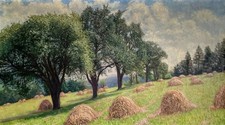 Dipinto ad olio "Svacciolato