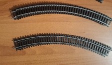 LIMA H0 1:87 SET 7 BINARI BINARIO CURVI ROTAIE TRENINO ELETTRICO TRENO