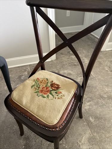 Cuscino sedia vintage fatto - , a